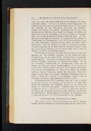 b) Die rückwärtigen Verbindungen der 8. Armee.
