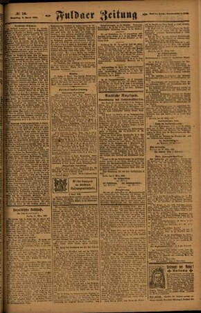 Zweite Ausgabe vom Samstag, den 03. April 1920.