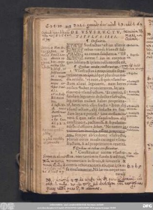 De Usufructu. Titulus IIII.