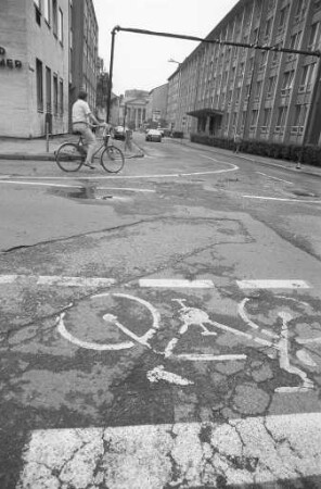 Radwegekonzept des Stadtplanungsamts für die Karlsruher Innenstadt