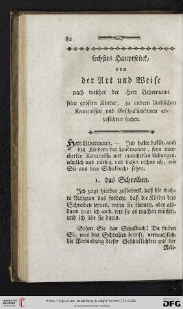 Sechstes Hauptstück