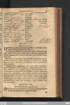 Sectio VIII. De Gradibus Comparationis.