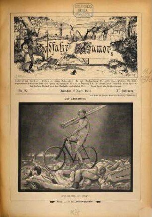 Radfahr-Humor. 11,[b]. 1897/98