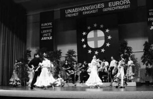 Freiburg: Stadthalle; Europafestival, spanische Tanzgruppe