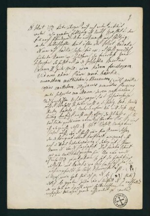 Brief vom 7. März 1851