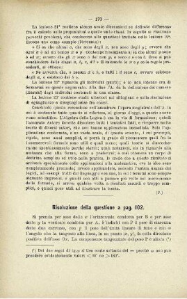 Risoluzione della questione a pag. 102