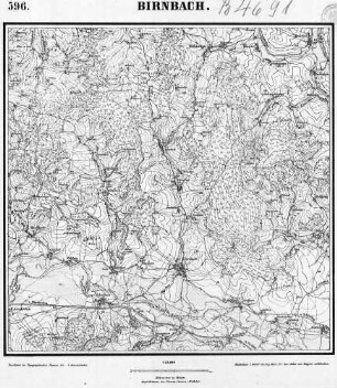 596 Birnbach [Topographische Karte von Bayern 1:25.000 (Positionsblätter)]