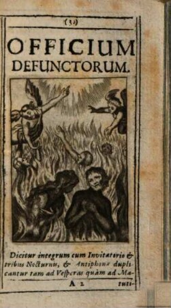Officium defunctorum : cum litaniis de omnibus Sanctis