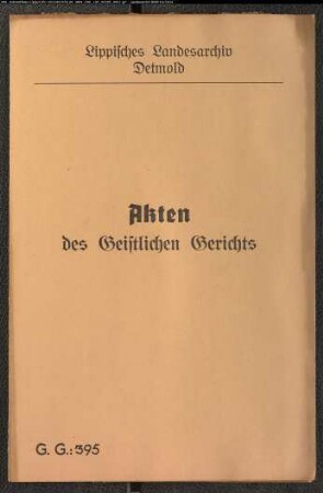 Ilschen, Camphanßes Tochter zu Bruchhausen gegen Cordt Hollebohm aus Bentorf, wegen einer Eheklage