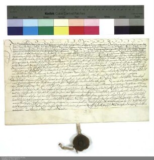 Revers Christoph Paulis bezüglich der Belehnung mit der Hälfte eines Freihofs in Maar und der Nutzung des Burgguts in Lauterbach durch Balthasar [von Dernbach], Abt von Fulda