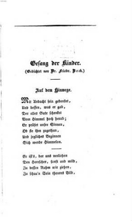 Einzelne Gedichte. 2. Gesänge bei der ... Enthüllung des Monuments des Königs Max I. - 1835. - 8 S.