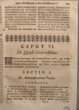 Caput VI. De Quasi-Contractibus.