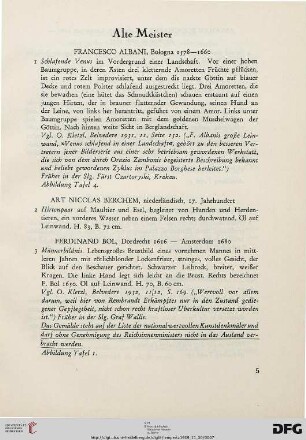Alte Meister (Nr. 1-56)