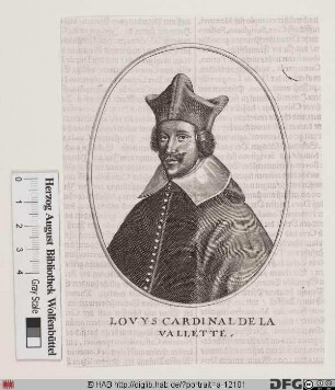 Bildnis Louis de Nogaret d'Épernon, cardinal de La Valette