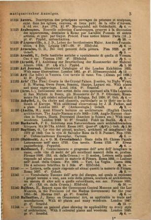 Antiquarischer Anzeiger von Joseph Baer & Co., Frankfurt a.M.. 285. 1878, Dezember