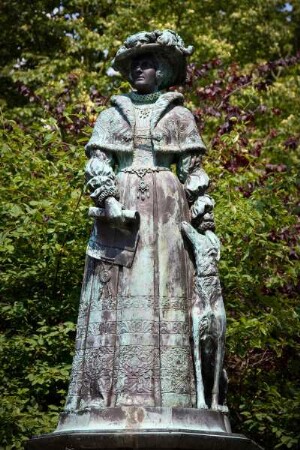 Deutschland. Niedersachsen. Jever. Denkmal Maria von Jever. 1500 bis1575. Letzte friesische Regentin der Herrschaft Jever