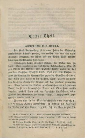 Erster Theil. Historische Einleitung.