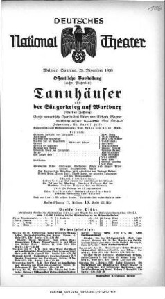 Tannhäuser und Der Sängerkrieg auf Wartburg