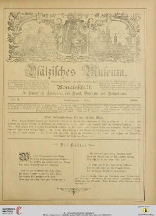 Nr. 3 (1. März 1888)