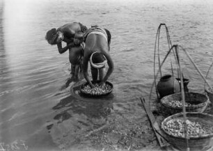 Frauen an einem Gewässer (Deutsche Ostasien-Expedition 1937/1939)