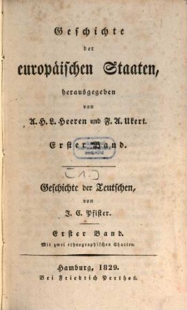 Geschichte der Teutschen : nach den Quellen