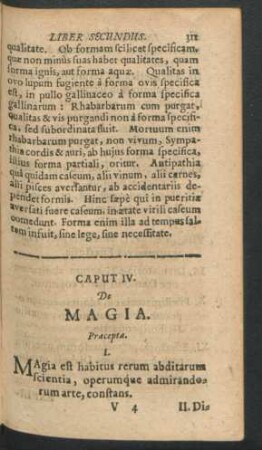 Caput IV. De Magia.
