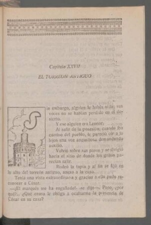 Capítulo XXVII - El torreón antiguo