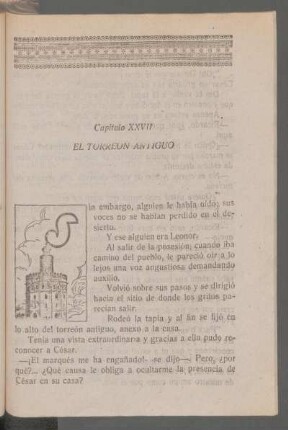 Capítulo XXVII - El torreón antiguo