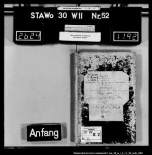 Zivilstandsregister Badenhausen (Kanton Seesen)