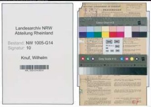 Entnazifizierung Wilhelm Knuf , geb. 03.05.1895 (Prokurist)