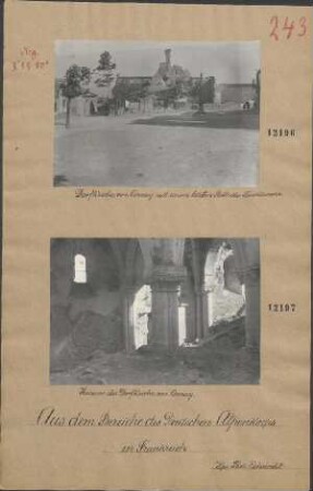 Inneres der Dorfkirche von Cernay