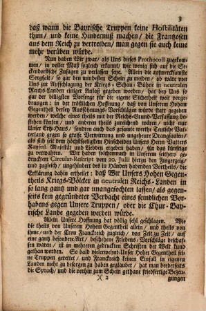 Circular-Rescript So Seine Königl. Majestät zu Hungarn und Böheim, Ertz-Hertzogin zu Oesterreich, [et]c. an Dero Königl. Ministros an auswärtigen Höfen allergnädigst ergehen lassen : [Wienn den 13. May 1744]