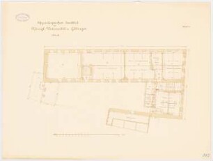 2. Physiologisches Institut der Universität Göttingen: Grundriss Obergeschoss 1:100