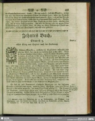 Zehntes Buch, Eduard 3, eilfter König von England nach der Eroberung