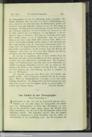 Das Nackte in der Photographie
