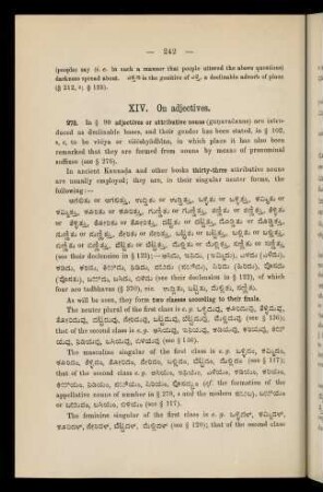 XIV. On adjectives