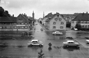 Singen: Blick vom Rathaus über den Platz