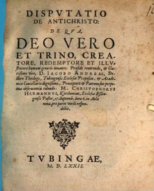 Disp. de antichristo