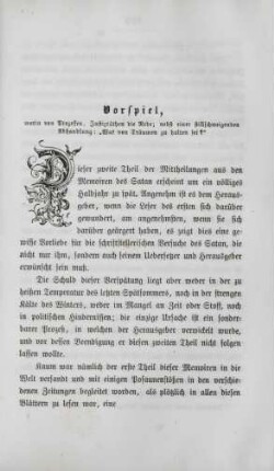 Vorspiel, ...