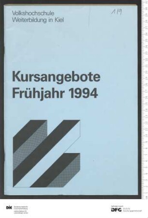 Programm 2. Semester 1993/1994