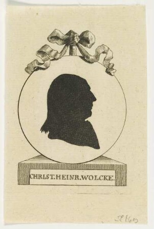 Bildnis des Christ. Heinr. Wolcke