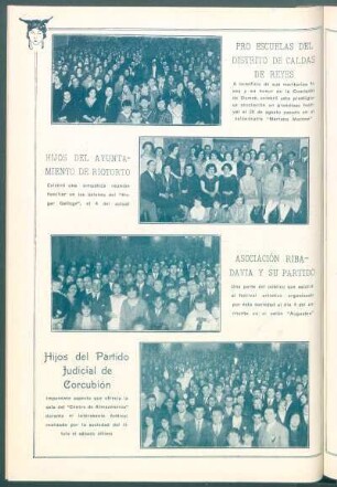 [Vista del festival de la sociedad] Hijos del Ayuntamiento de Riotorto