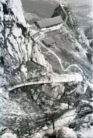 Bayrischzell: Wendelsteinhaus, von höher gesehen