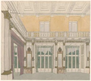 Thiersch, Friedrich von; Wiesbaden; Kurhaus - Weinrestaurant (Innenraum)