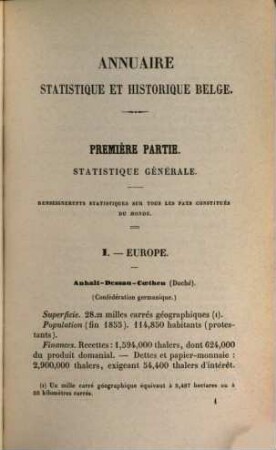 Annuaire statistique et historique Belge, 5