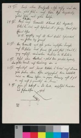 Bericht zur "Reise nach […] Frankreich - Juli - August 1908" [handschriftlich]