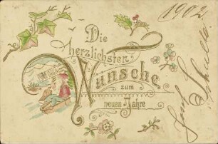 Die herzlichsten Wünsche zum neuen Jahre