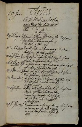 Ex Bibliotheca Martiniana. Hag. Com. d. 20. Nov. 1752.