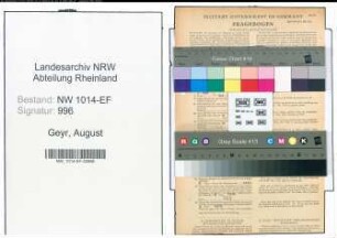 Entnazifizierung August Geyr , geb. 11.01.1892 (Fabrikant)