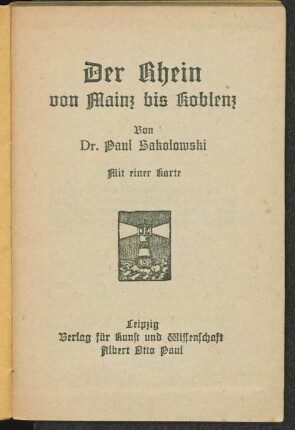 Der Rhein von Mainz bis Koblenz